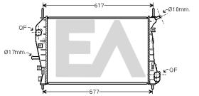 ElectroAuto 31R22126 - RADIADOR AGUA FORD