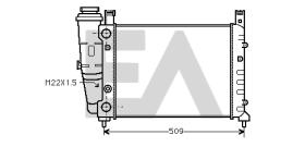 ElectroAuto 31R25007 - RADIADOR->APLICACION ORIGINAL FIAT