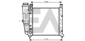 ElectroAuto 31R25009 - RADIADOR->APLICACION ORIGINAL FIAT