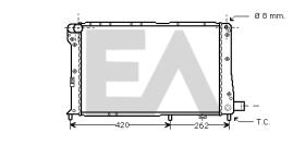 ElectroAuto 31R25013 - RADIADOR->APLICACION ORIGINAL FIAT