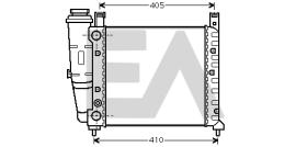 ElectroAuto 31R25014 - RADIADOR->APLICACION ORIGINAL FIAT