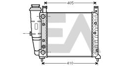 ElectroAuto 31R25015 - RADIADOR->APLICACION ORIGINAL FIAT