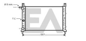 ElectroAuto 31R25016 - RADIADOR->APLICACION ORIGINAL FIAT