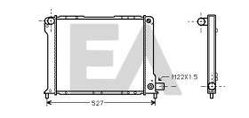ElectroAuto 31R25017 - RADIADOR->APLICACION ORIGINAL FIAT