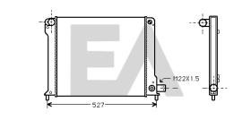 ElectroAuto 31R25023 - RADIADOR->APLICACION ORIGINAL FIAT