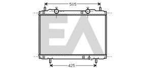 ElectroAuto 31R25034 - RADIADOR->APLICACION ORIGINAL FIAT