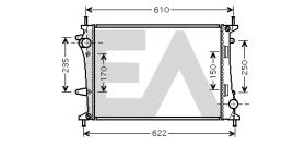 ElectroAuto 31R25057 - RADIADOR->APLICACION ORIGINAL FIAT