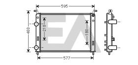 ElectroAuto 31R25061 - RADIADOR->APLICACION ORIGINAL FIAT