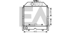 ElectroAuto 31R25069 - RADIADOR->APLICACION ORIGINAL FIAT