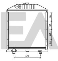 ElectroAuto 31R25070 - RADIADOR->APLICACION ORIGINAL FIAT