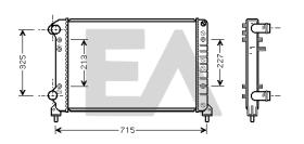 ElectroAuto 31R25111 - RADIADOR->APLICACION ORIGINAL FIAT