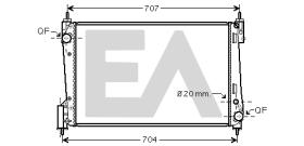 ElectroAuto 31R25124 - RADIADOR->APLICACION ORIGINAL FIAT