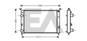 ElectroAuto 31R25126 - RADIADOR->APLICACION ORIGINAL FIAT