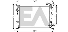 ElectroAuto 31R25127 - RADIADOR->APLICACION ORIGINAL FIAT