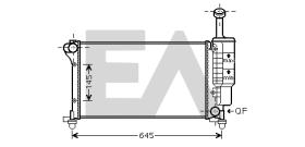 ElectroAuto 31R25128 - RADIADOR->APLICACION ORIGINAL FIAT