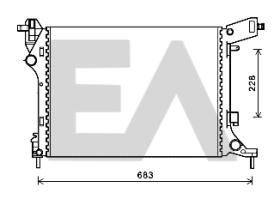 ElectroAuto 31R25143 - RADIADOR->APLICACION ORIGINAL FIAT