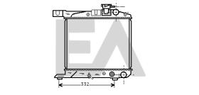 ElectroAuto 31R26007 - RADIADOR->APLICACION ORIGINAL HONDA