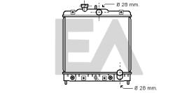 ElectroAuto 31R26008 - RADIADOR->APLICACION ORIGINAL HONDA