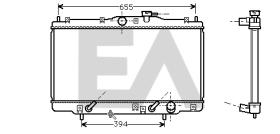 ElectroAuto 31R26026 - RADIADOR->APLICACION ORIGINAL HONDA