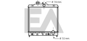 ElectroAuto 31R26030 - RADIADOR->APLICACION ORIGINAL HONDA