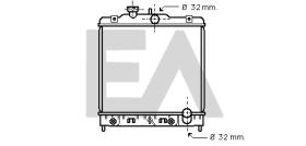 ElectroAuto 31R26033 - RADIADOR->APLICACION ORIGINAL HONDA