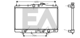 ElectroAuto 31R26035 - RADIADOR->APLICACION ORIGINAL HONDA