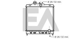 ElectroAuto 31R26042 - RADIADOR->APLICACION ORIGINAL HONDA