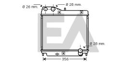 ElectroAuto 31R26055 - RADIADOR->APLICACION ORIGINAL HONDA