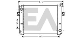 ElectroAuto 31R27004 - RADIADOR->APLICACION ORIGINAL TOYOT
