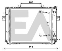 ElectroAuto 31R27012 - RADIADOR->APLICACION ORIGINAL TOYOT