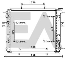 ElectroAuto 31R27014 - RADIADOR->APLICACION ORIGINAL TOYOT