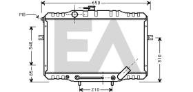 ElectroAuto 31R28020 - RADIADOR->APLICACION ORIGINAL HYUND