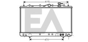 ElectroAuto 31R28021 - RADIADOR->APLICACION ORIGINAL HYUND