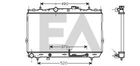 ElectroAuto 31R28035 - RADIADOR->APLICACION ORIGINAL HYUND