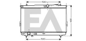 ElectroAuto 31R28038 - RADIADOR->APLICACION ORIGINAL HYUND