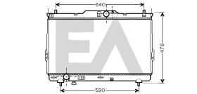 ElectroAuto 31R28040 - RADIADOR->APLICACION ORIGINAL HYUND