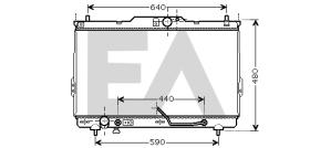 ElectroAuto 31R28041 - RADIADOR->APLICACION ORIGINAL HYUND