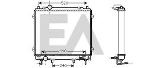 ElectroAuto 31R28050 - RADIADOR->APLICACION ORIGINAL HYUND