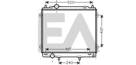 ElectroAuto 31R28051 - RADIADOR->APLICACION ORIGINAL HYUND