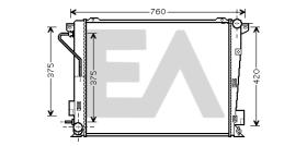 ElectroAuto 31R28055 - RADIADOR->APLICACION ORIGINAL HYUND