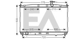  31R28057 - RADIADOR->APLICACION ORIGINAL HYUND