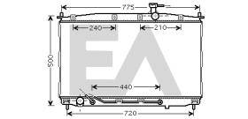  31R28058 - RADIADOR->APLICACION ORIGINAL HYUND