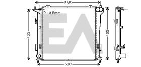 ElectroAuto 31R28059 - RADIADOR->APLICACION ORIGINAL HYUND