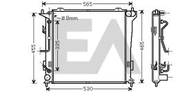 ElectroAuto 31R28060 - RADIADOR->APLICACION ORIGINAL HYUND