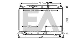 ElectroAuto 31R28064 - RADIADOR->APLICACION ORIGINAL HYUND