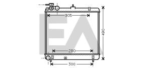 ElectroAuto 31R28066 - RADIADOR->APLICACION ORIGINAL HYUND