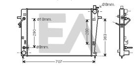 ElectroAuto 31R28067 - RADIADOR->APLICACION ORIGINAL HYUND