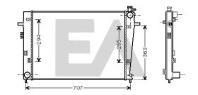 ElectroAuto 31R28068 - RADIADOR->APLICACION ORIGINAL HYUND