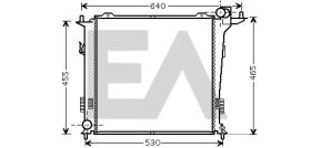 ElectroAuto 31R28071 - RADIADOR->APLICACION ORIGINAL HYUND