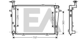 ElectroAuto 31R28072 - RADIADOR->APLICACION ORIGINAL HYUND